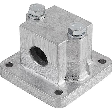 Kipp Tube clamps flange aluminum K0479.5220